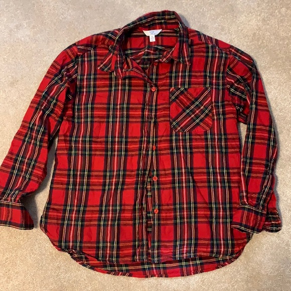 Time and Tru Tops - Flannel shirt